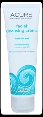 FACIAL CLEANSING CREAM - ARGAN OIL + MINT BY ACURE ORGANICS