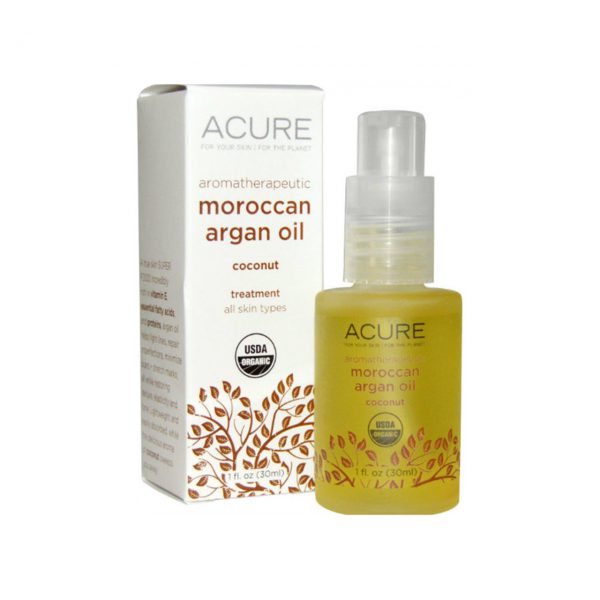 ARGAN OIL - 100% CERTIFIED ORGANIC - AROMATHERAPEUTIC BY ACURE ORGANICS