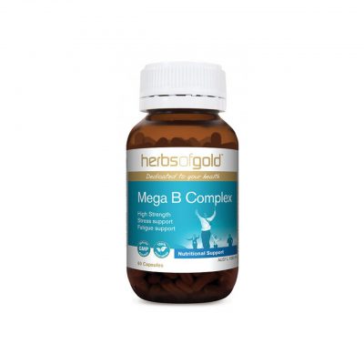 Mega B Complex - Reduce Stress - Increase Energy by Herbs of Gold