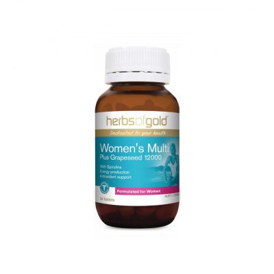 Women's Multi Plus Grapeseed 12000 - Wellbeing - Energy by Herbs of Gold