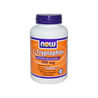 L-TRYPTOPHAN 500MG - REDUCE STRESS - IMPROVE SLEEP WITH NOW SPORTS