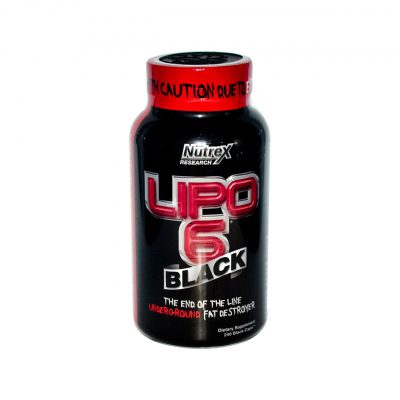 NUTREX LIPO 6 BLACK HARDCORE FAT BURNER BY NUTREX