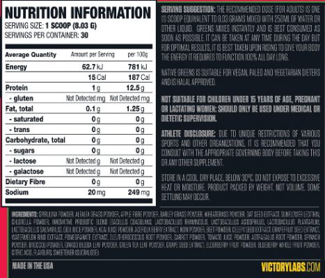 SUPERFOODS BY VICTORY LABS